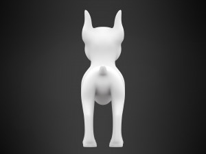 doberman puppy Modello 3D