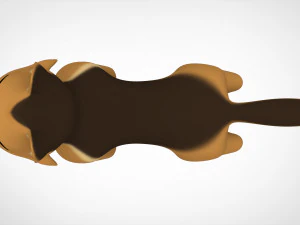 german shepherd puppy 3D Model