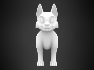 german shepherd puppy 3D Model