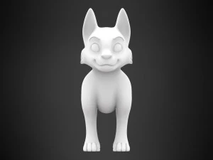 german shepherd puppy 3D Model