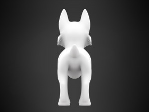 german shepherd puppy 3D Model
