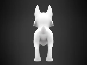 german shepherd puppy 3D Model
