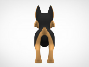 german shepherd puppy 3D मॉडल