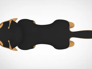 german shepherd puppy 3D Model
