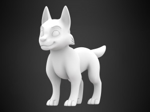 german shepherd puppy 3D मॉडल