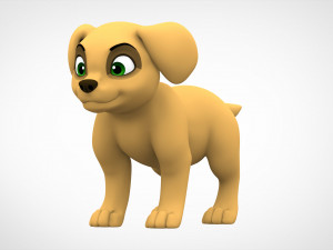 labrador puppy 3D Model