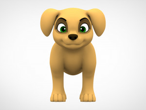 labrador puppy 3D Model