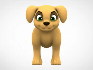 labrador puppy 3D Model
