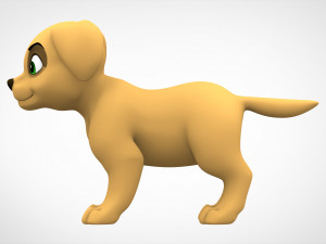 labrador puppy 3D Model