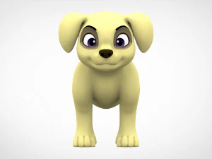 labrador puppy 3D Model