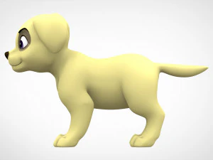 labrador puppy 3D Model