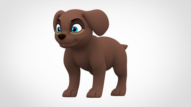 labrador puppy Modèle 3D .c4d .max .obj .3ds .fbx .stl .blend 