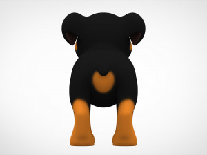 rottweiler puppy 3D 모델