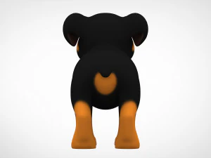rottweiler puppy 3D Model
