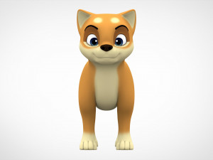 shiba inu puppy 3D Model