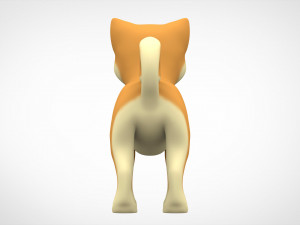 shiba inu puppy 3D Model