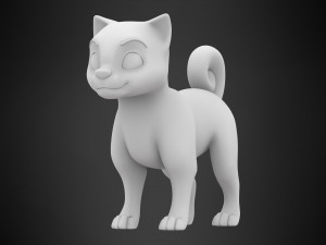 shiba inu puppy 3D Model