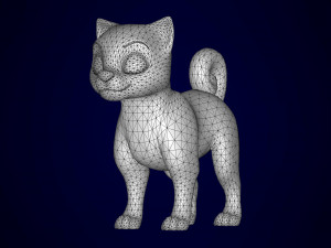 shiba inu puppy 3D Model