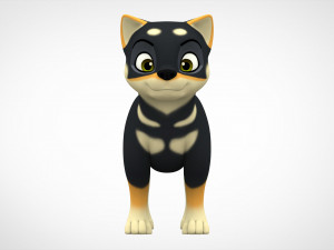 shiba inu puppy 3D Model