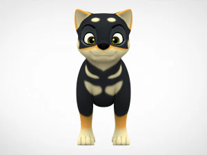 shiba inu puppy 3D Model