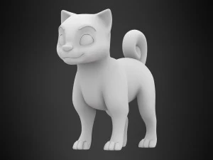 shiba inu puppy 3D Model