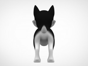 husky puppy Modello 3D