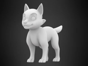 husky puppy 3D Model