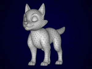 husky puppy 3D Model