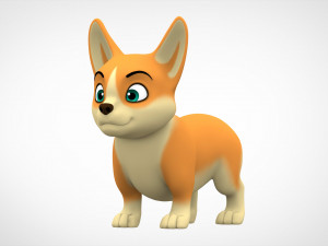 corgi puppy 3D Model