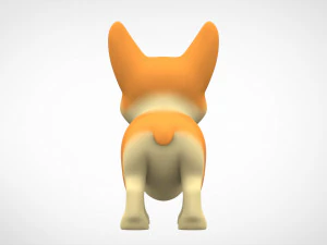 szczeniak corgi Model 3D