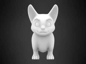 szczeniak corgi Model 3D