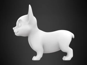 szczeniak corgi Model 3D