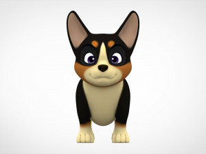 corgi puppy 3D Model