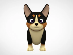 corgi puppy 3D Model