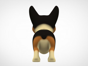 corgi puppy 3D Model