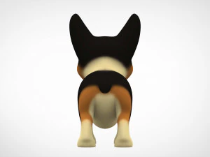 corgi puppy 3D Model