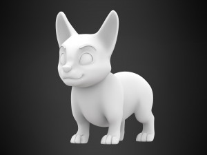 corgi puppy 3D Model