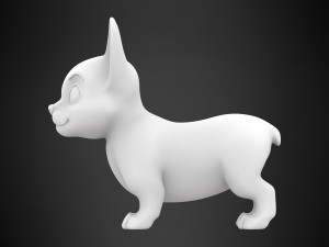 corgi puppy 3D Model