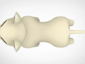 bull terrier puppy 3D Model