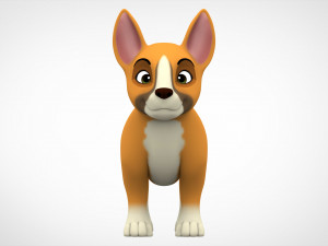 bull terrier puppy 3D 모델