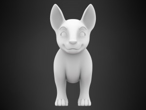 bull terrier puppy 3D 모델