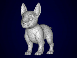 bull terrier puppy 3D 모델
