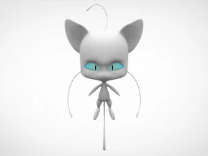 ホワイトプラッグ 3Dモデル