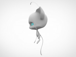 white plagg Modello 3D