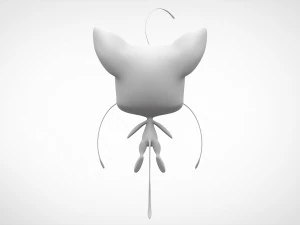 ホワイトプラッグ 3Dモデル