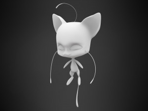 white plagg Modello 3D