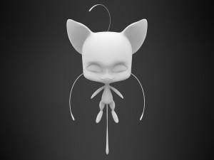 white plagg Modello 3D