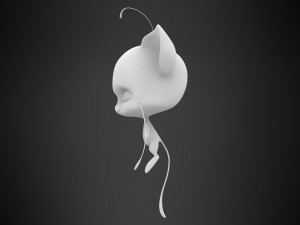 white plagg Modello 3D