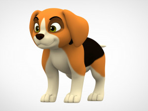 beagle puppy 3D Model