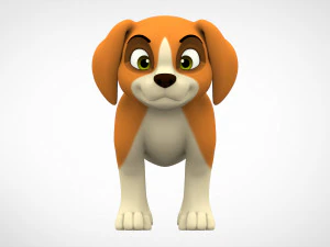 cachorrinho beagle Modelo 3D